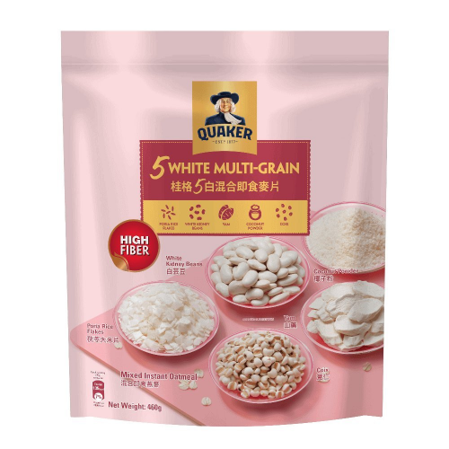 QUAKER FIVE WHITE MULTIGRAIN 460G