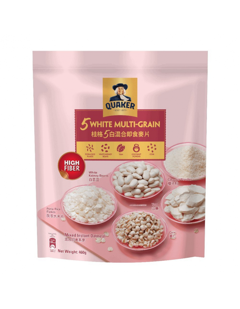 QUAKER FIVE WHITE MULTIGRAIN 460G