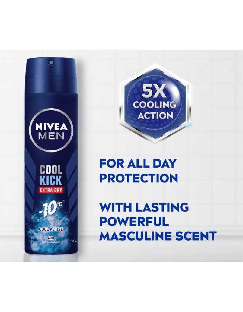 NIVEA MEN COOL KICK EXTRA DRY 150ML