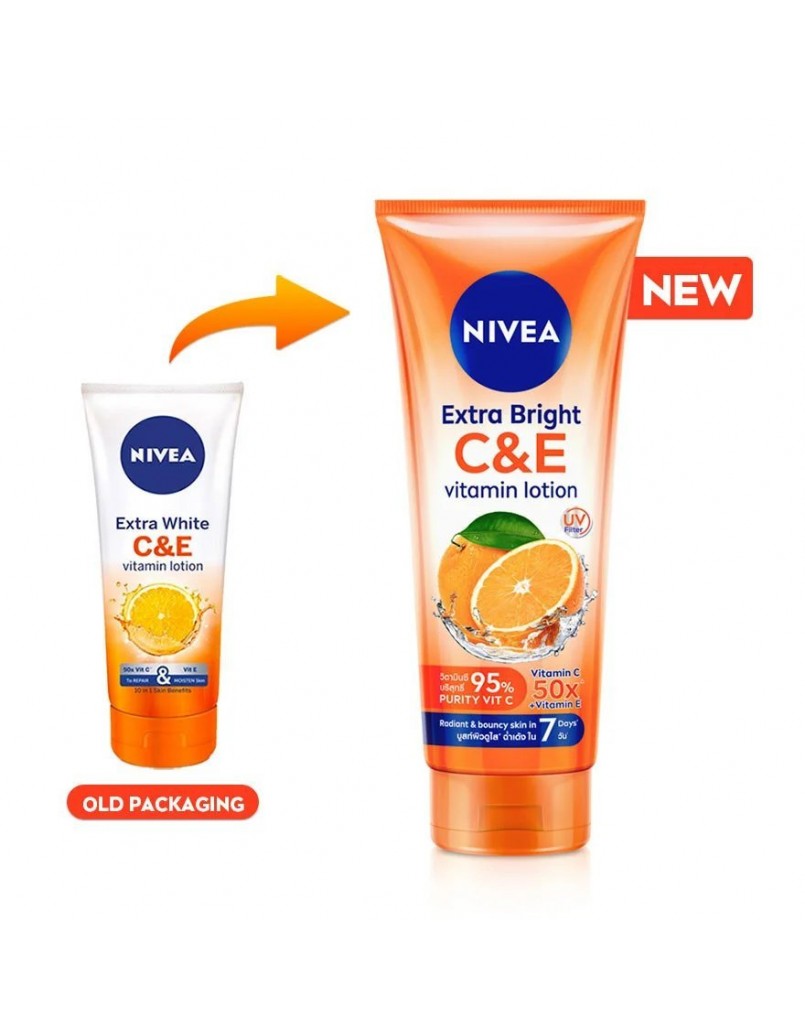 NIVEA EXTRA WHITE VITAMIN C&E LOTION 180ml