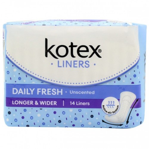 KOTEX FL LONGER&WIDER 14'S