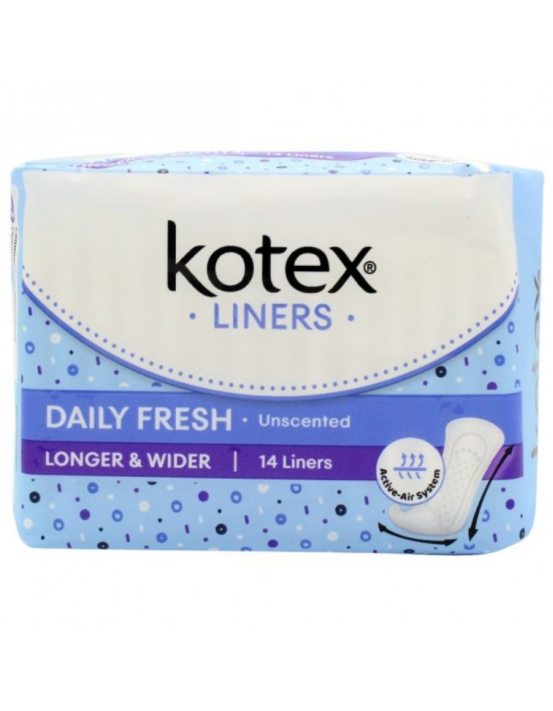 KOTEX FL LONGER&WIDER 14'S