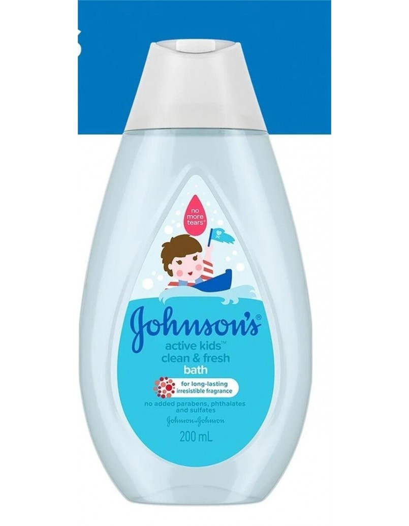 JOHNSON'S BABY SHAMPOO ACTIVE KID (CLEAN&FRESH) 200ML