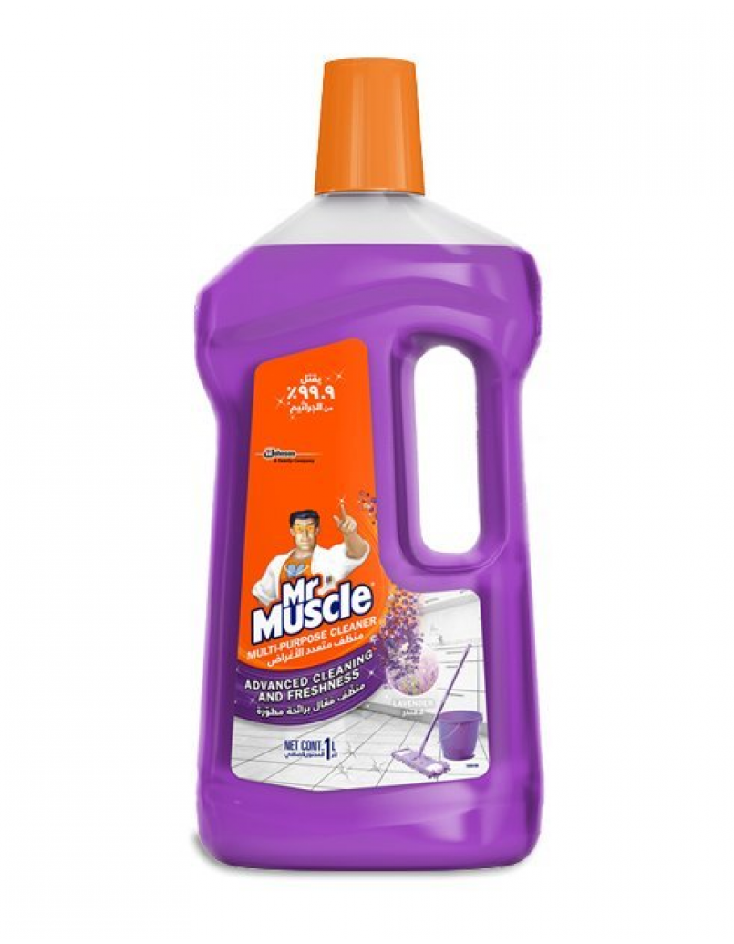 MR MUSCLE FLOOR CLEANS (LAVENDER) 1L