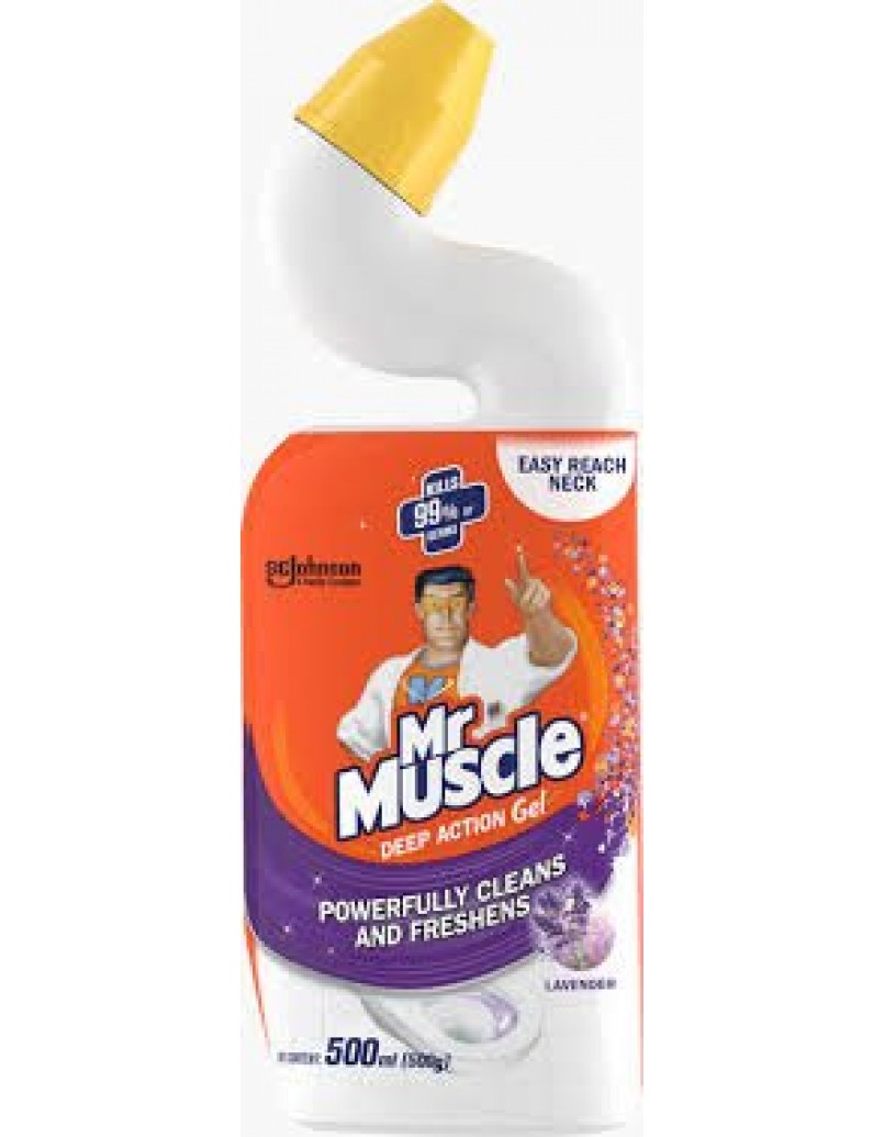 MR MUSCLE TOILET BOWL LAVENDER 500ML