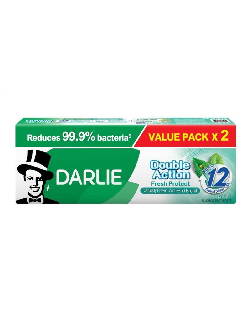 DARLIE FRESH MINT 12HRS 2 X180G (FOC GIFT)