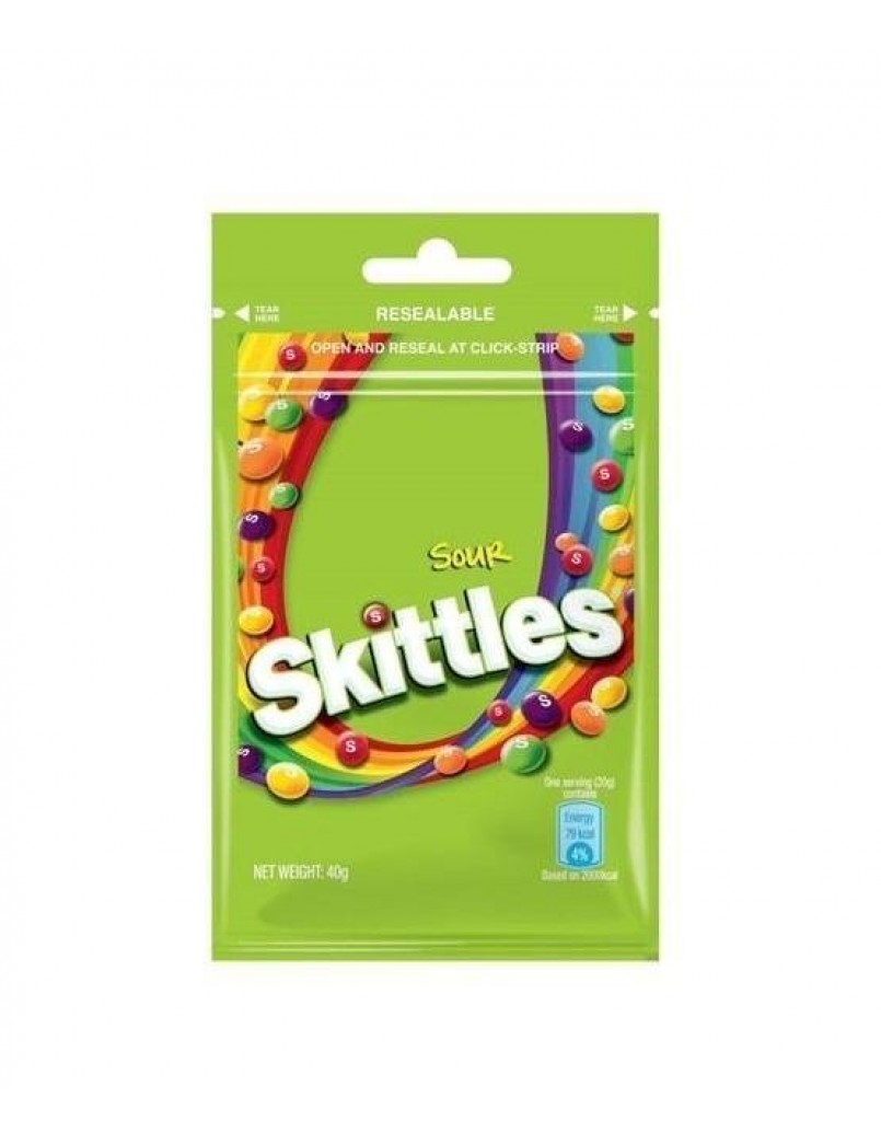 SKITTLES SOUR 40G