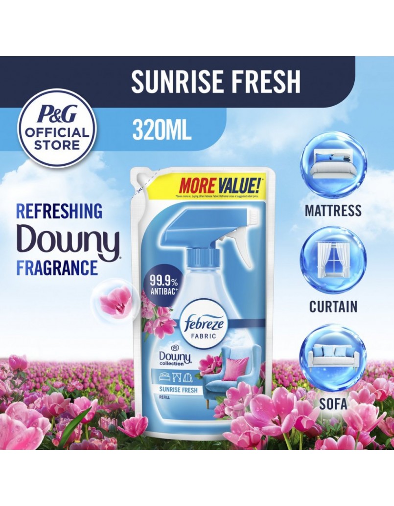 FEBREZE FABRIC 2IN1 SUNRISE FRESH 320ML REFILL