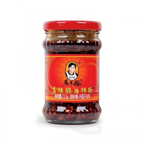 LAOGANMA老干妈香辣脆油辣椒 CHILLI WITH BEAN 210G