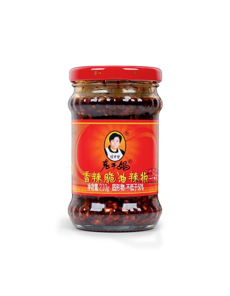 LAOGANMA老干妈香辣脆油辣椒 CHILLI WITH BEAN 210G