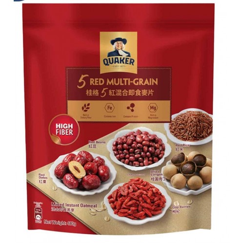 QUAKER FIVE RED MULTIGRAIN 480G