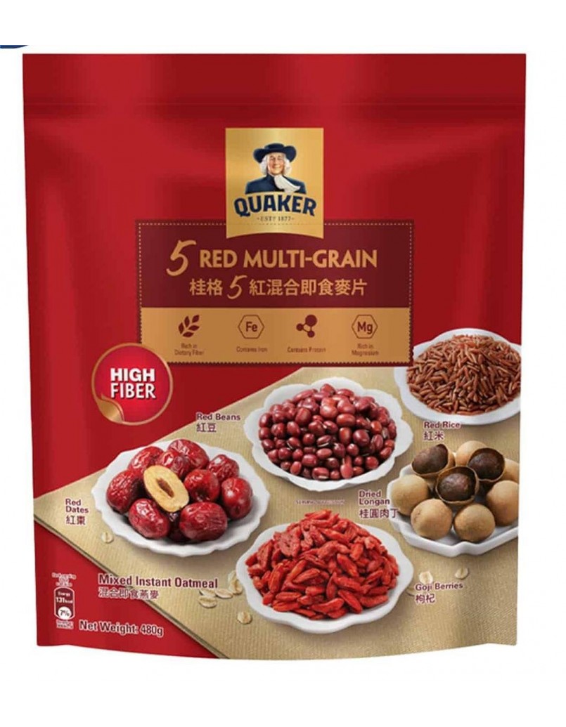 QUAKER FIVE RED MULTIGRAIN 480G