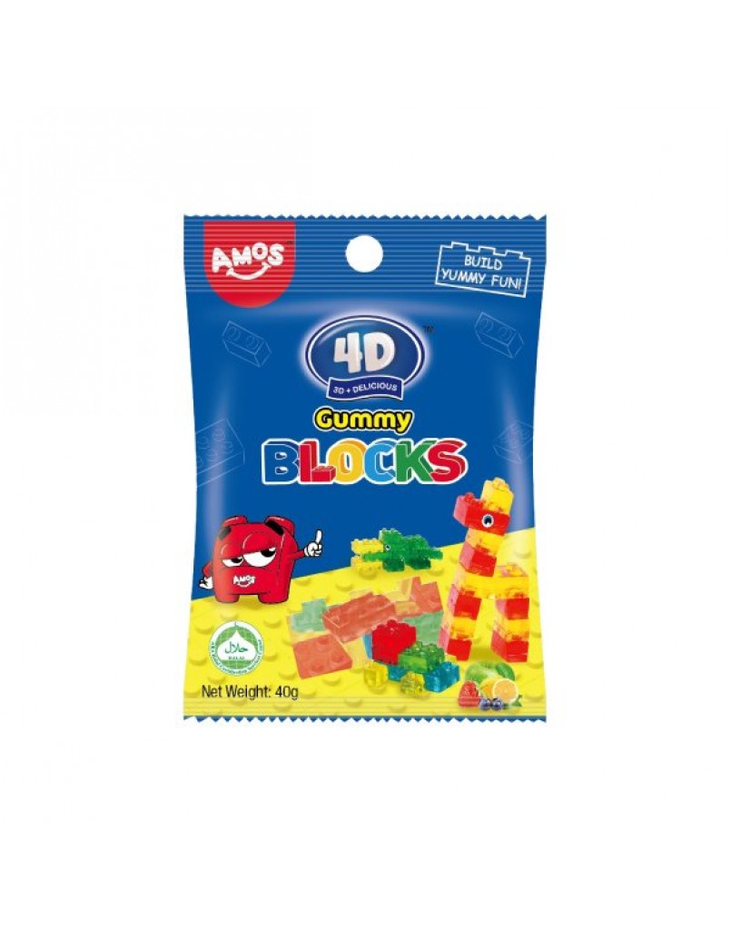 AMOS 4D GUMMY BLOCKS 40G