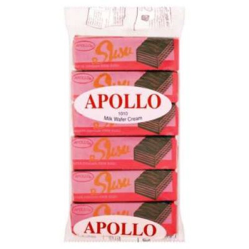 APOLLO 1011 MILK CHOCOLATE WAFER CREAM 12 X12G