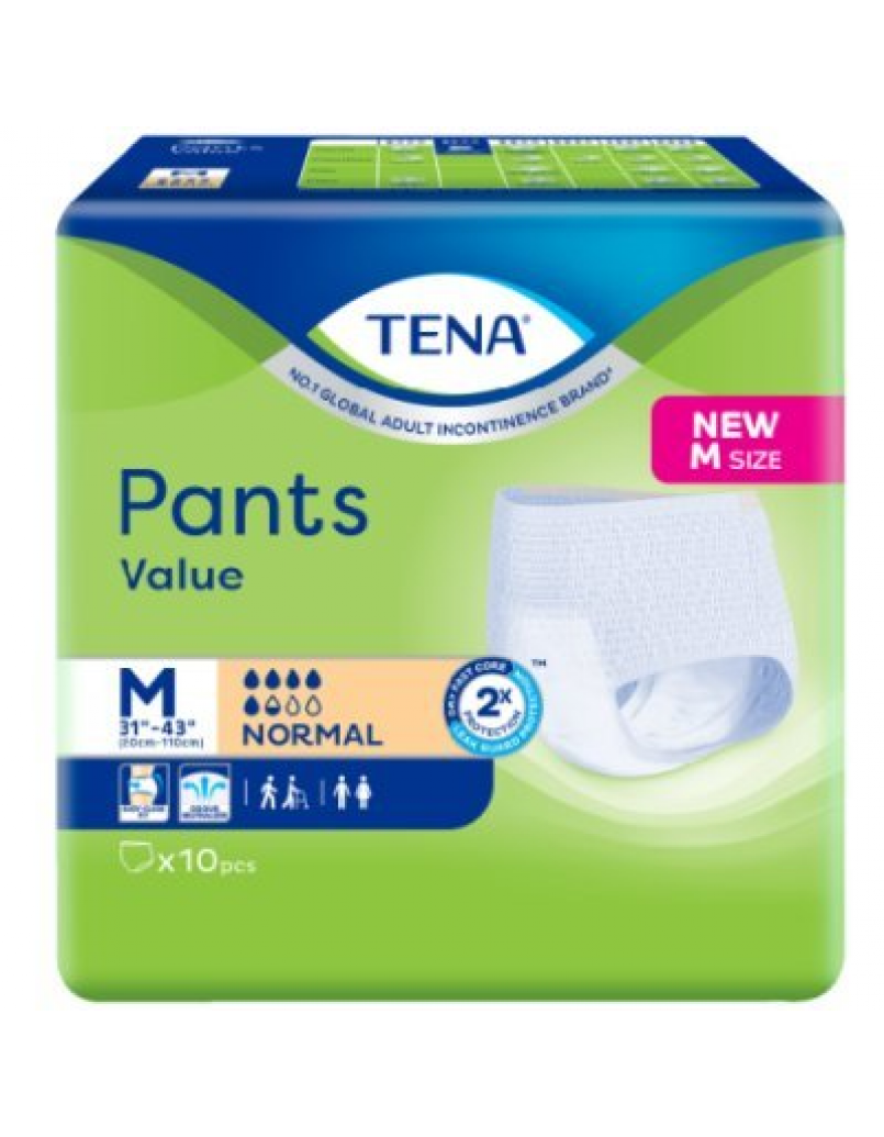 TENA PANTS NORMAL APAC2 (M) 10'S