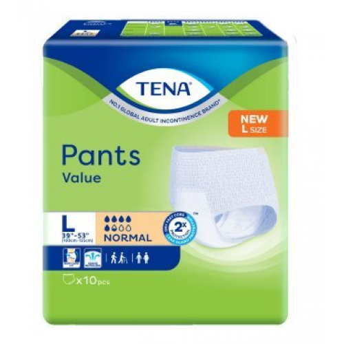 TENA PANTS NORMAL APAC2 (L) 10'S