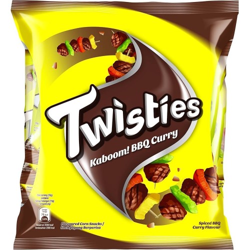 TWISTIES BBQ CURRY  65G