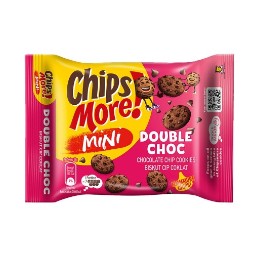 CHIPS MORE MINI DOUBLE CHOC 80G