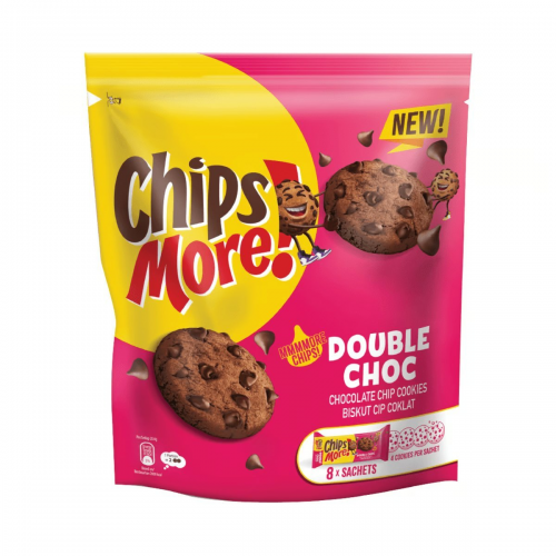 CHIPS MORE DOUBLE CHOC 8 X28G