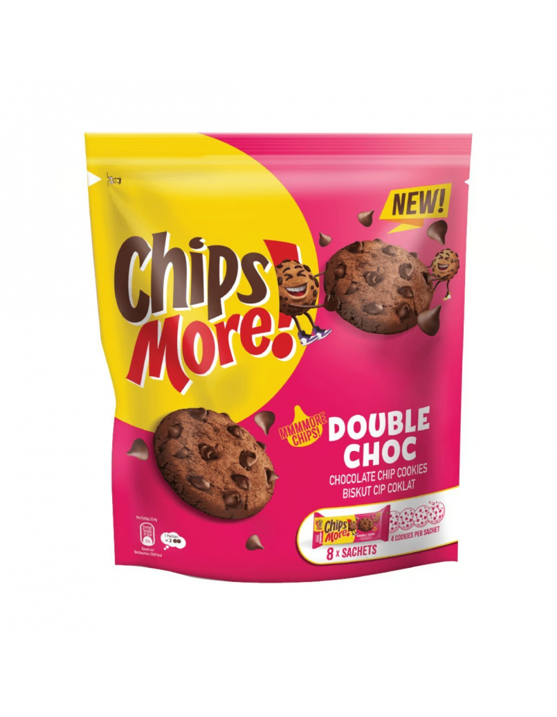 CHIPS MORE DOUBLE CHOC 8 X28G