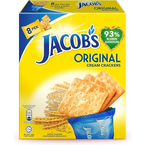 JACOBS CREAM CRACKERS 240G(8 X30G)