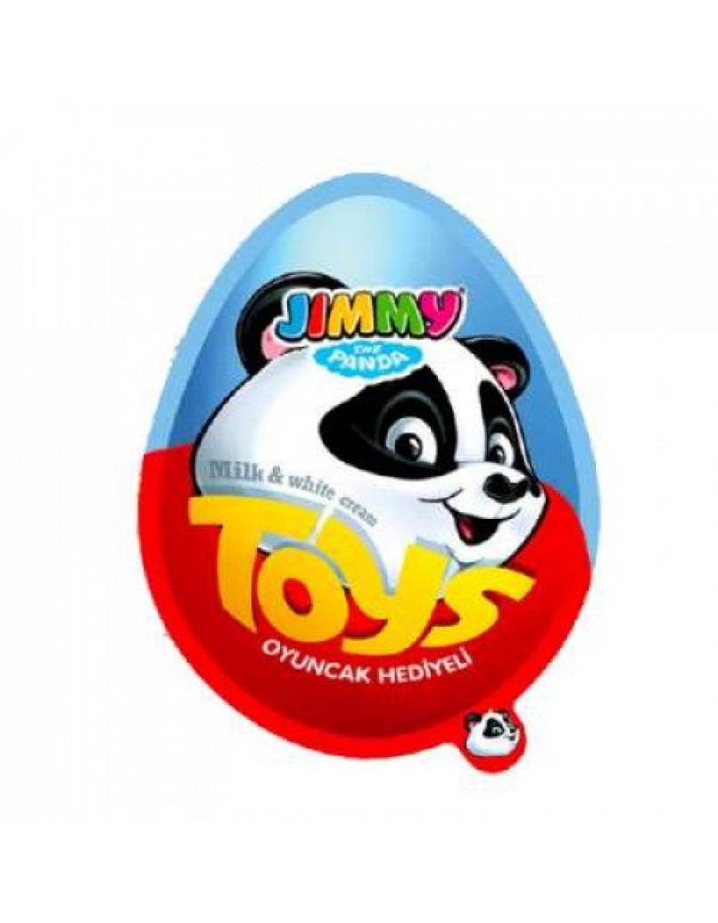 JIMMY SURPRISED EGG TOYS BLUE 25G