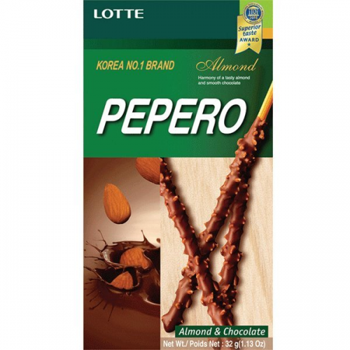 LOTTE PEPERO ALMOND 32G