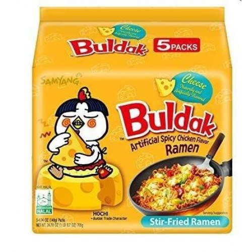 SAMYANG HOT CKN CHEESE RAMEN 5 X120G