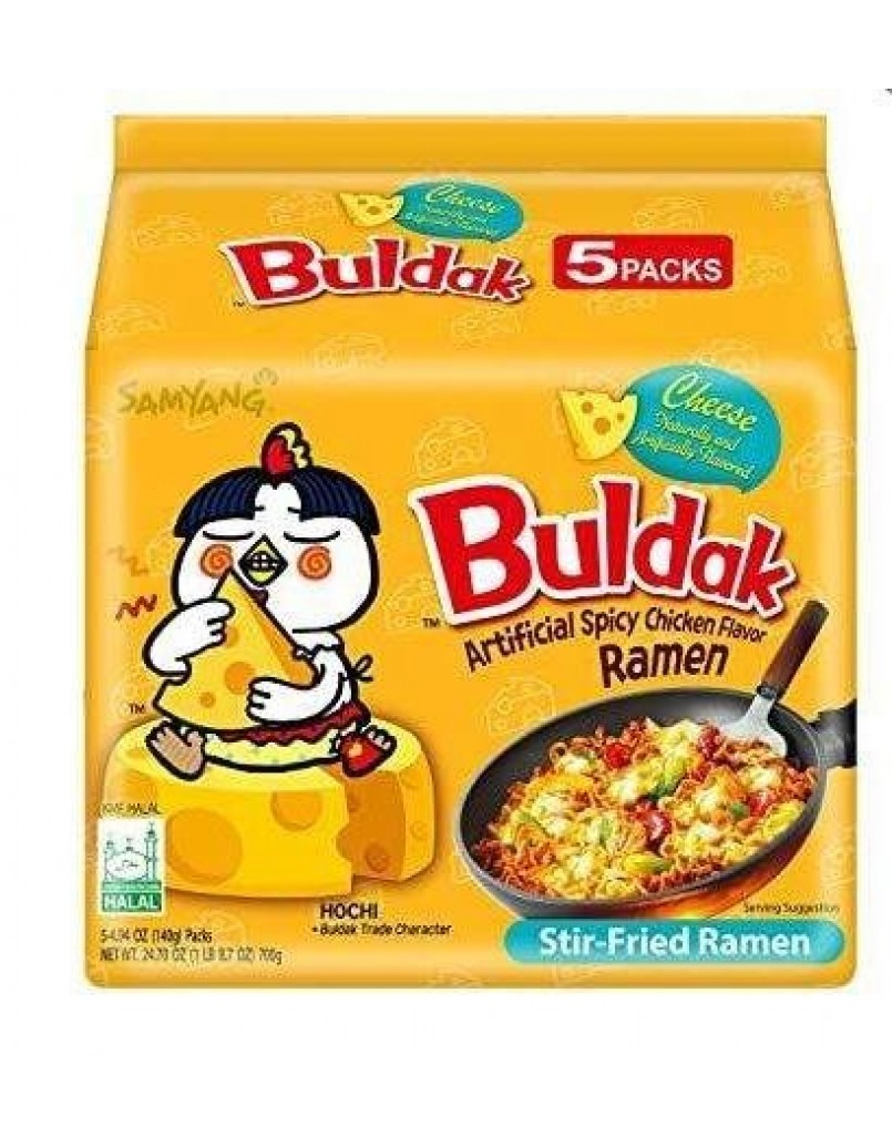 SAMYANG HOT CKN CHEESE RAMEN 5 X120G