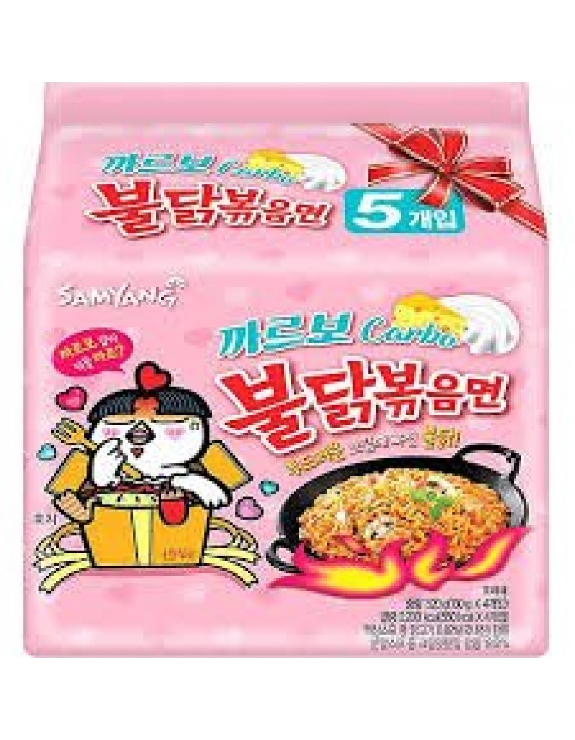 SAMYANG CARBONARA HOT CKN RAMEN 5 X130G