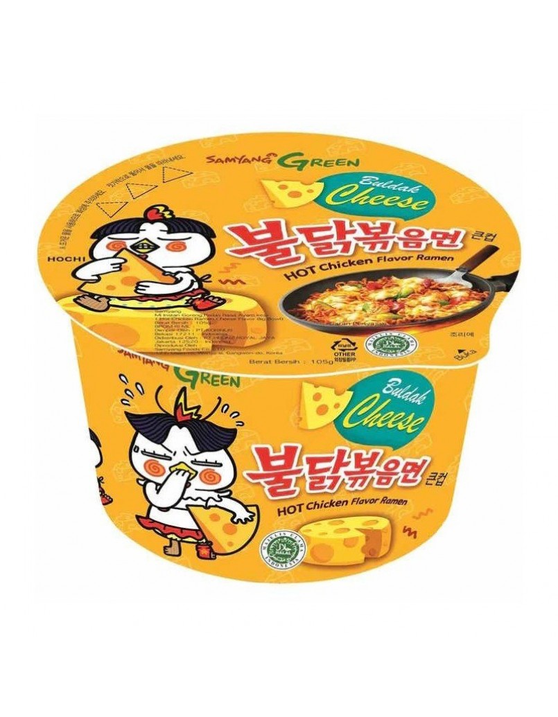 SAMYANG HOT CKN CHEESE RAMEN(BOWL) 105G
