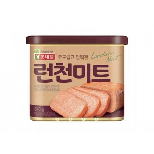 LOTTE LUNCHEON MEAT(BROWN) 340G