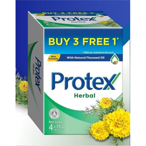 PROTEX SOAP HERBAL 3+1'S X75G