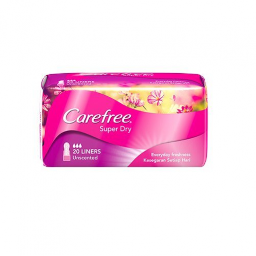 CAREFREE SUPER DRY UNSCENTED 20'S