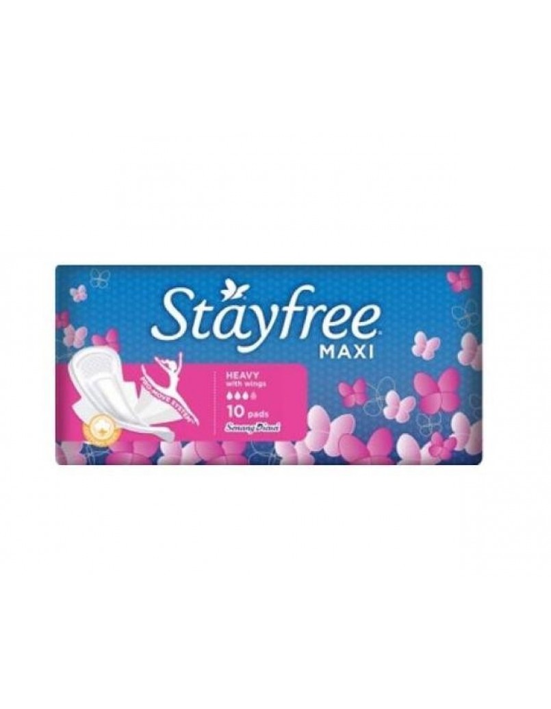 STAYFREE MAXI WINGS 10PCS