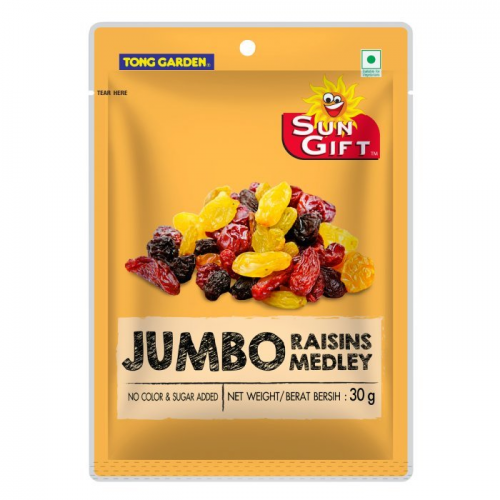 TG JUMBO RAISIN MEDLEY 30G