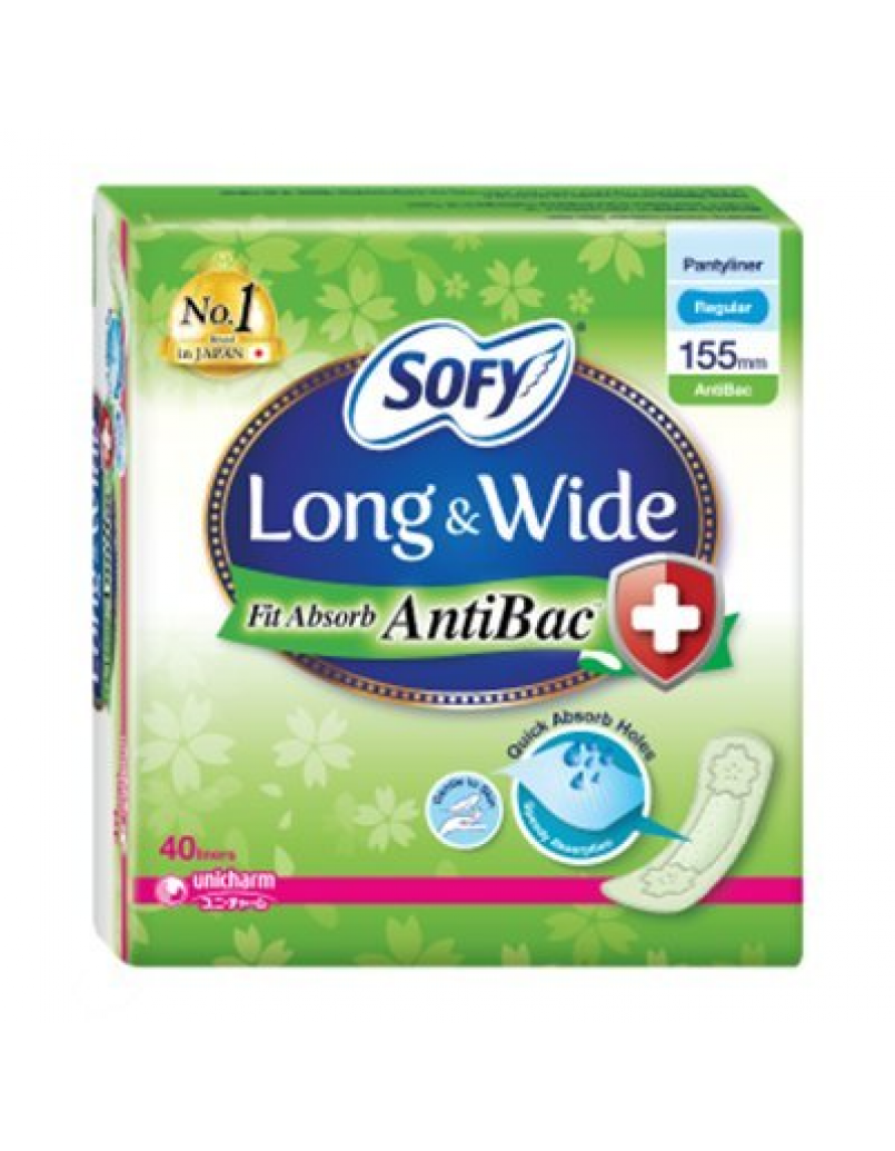 SOFY PL L&W FIT ABSORB (ANTI BAC) 10'S