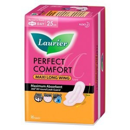 LAURIER AC SUPER MAXI (WING) 16PCS