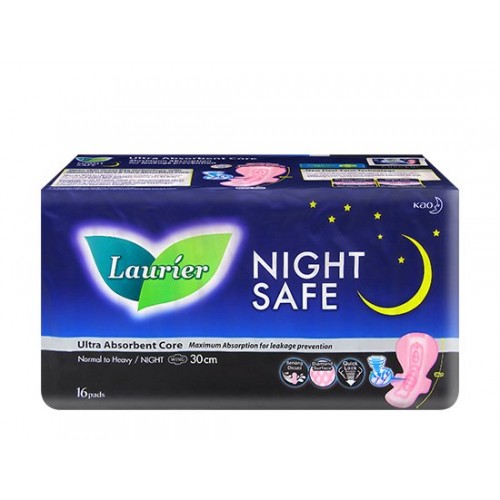 LAURIER NIGHT SAFE WINGS ULTRA 30CM 16'S