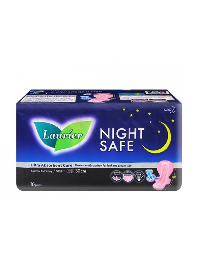 LAURIER NIGHT SAFE WINGS ULTRA 30CM 16'S