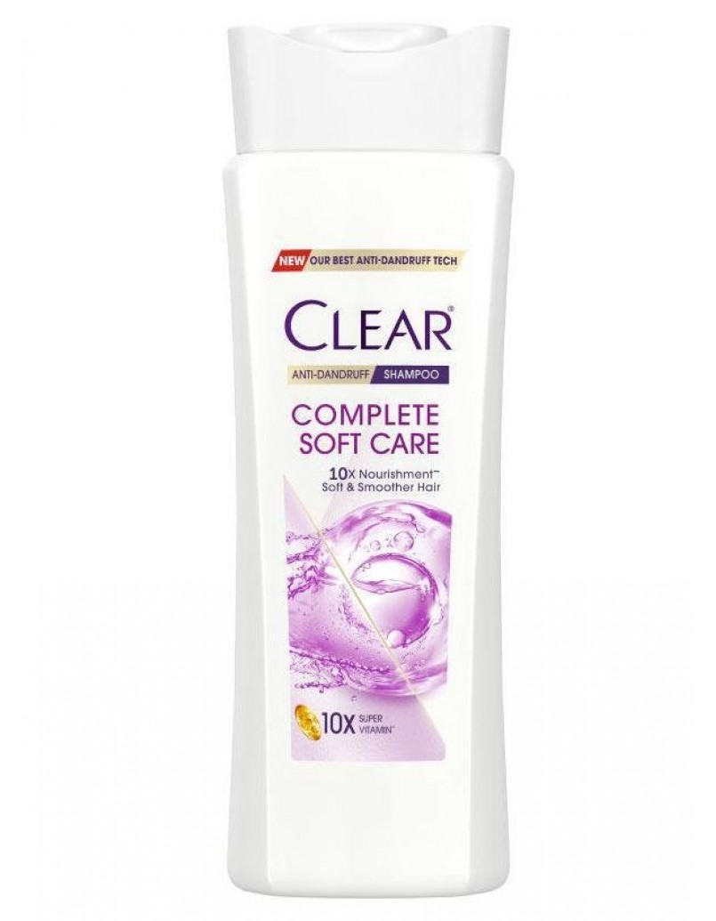 CLEAR SHAMPOO COMPLETE SOFT CARE 330ML