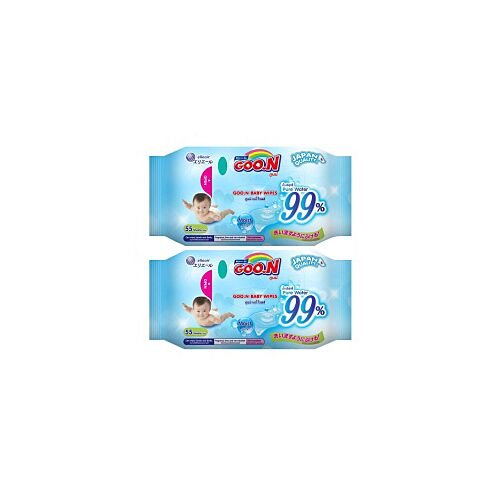 GOON BABY WIPE 2 X55'S