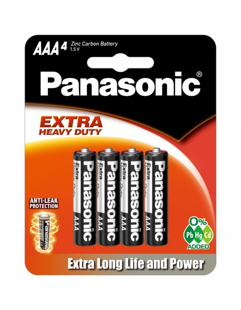 UM-4SHD/4B1F PANASONIC EXTRA AAA 3+1'S