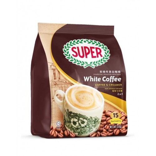 SUPER WHITE 2IN1 COF CREAMER 15 X25G