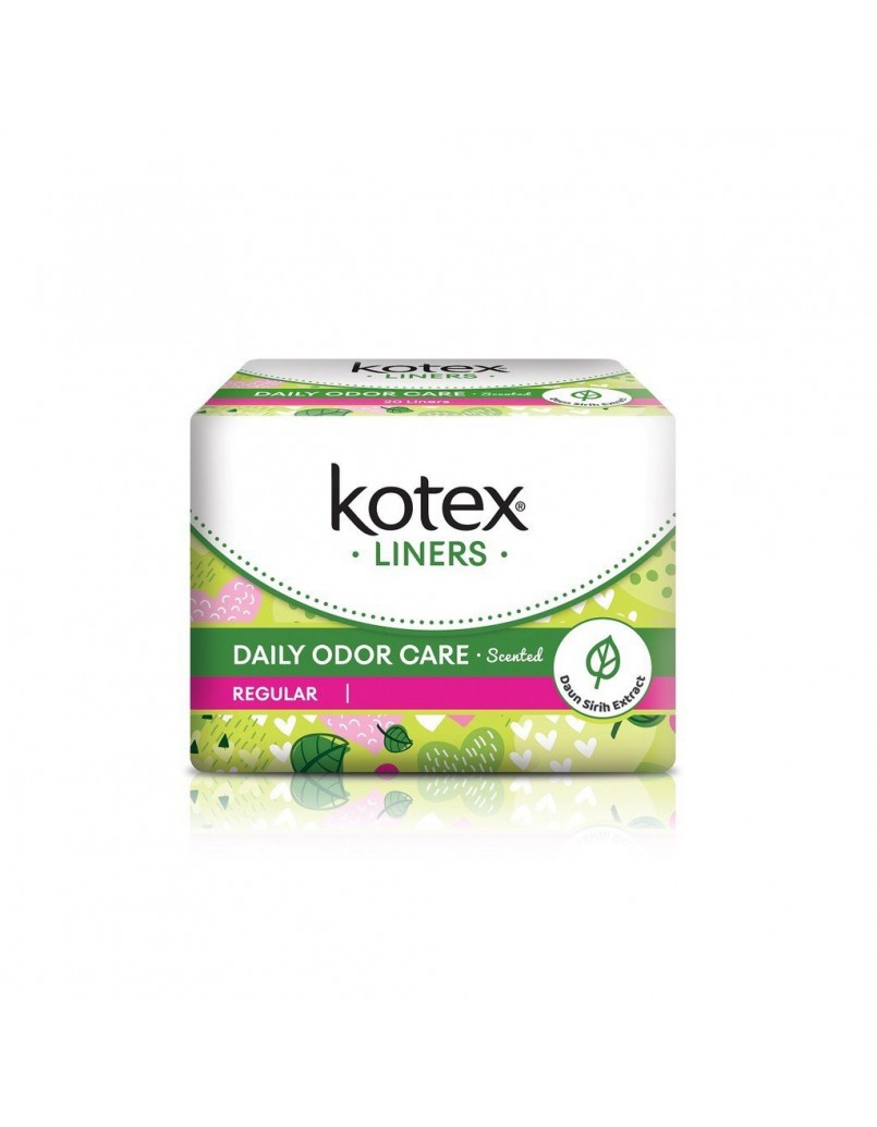 KOTEX FL LONGER&WIDER DAUN SIRIH 14'S