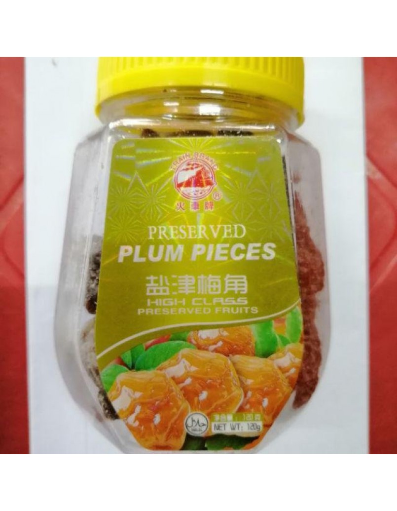 TRAIN BRAND PRESERVED PLUM PIECES 120G