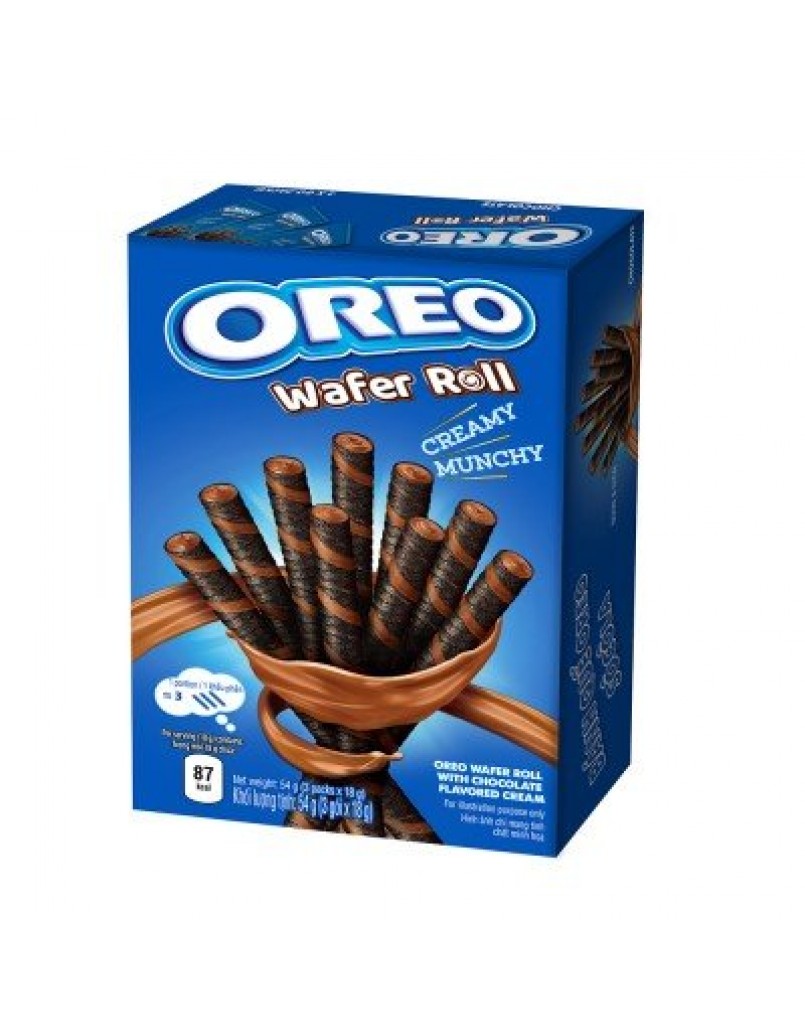 OREO WAFER ROLL CHOCO 54G