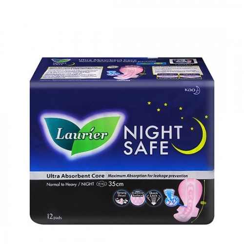 LAURIER NIGHT SAFE WINGS ULTRA 35CM 12'S