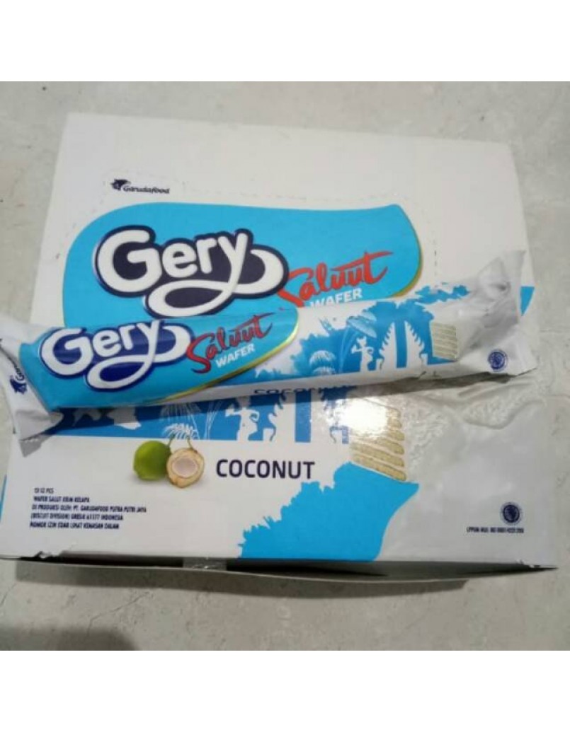 GERY SALUUT WAFER COCONUT 12+1'S X17.5G