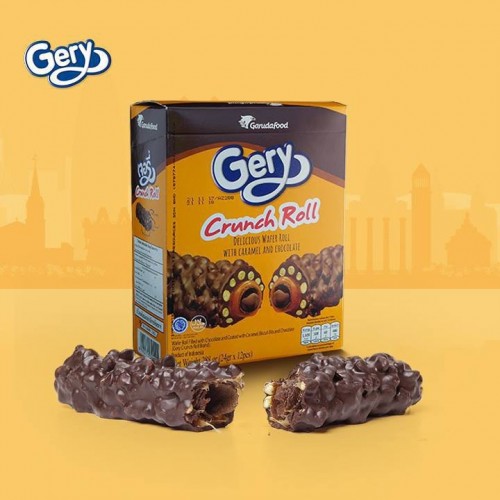 GERY CRUNCH ROLL CHOCOLATE 288G